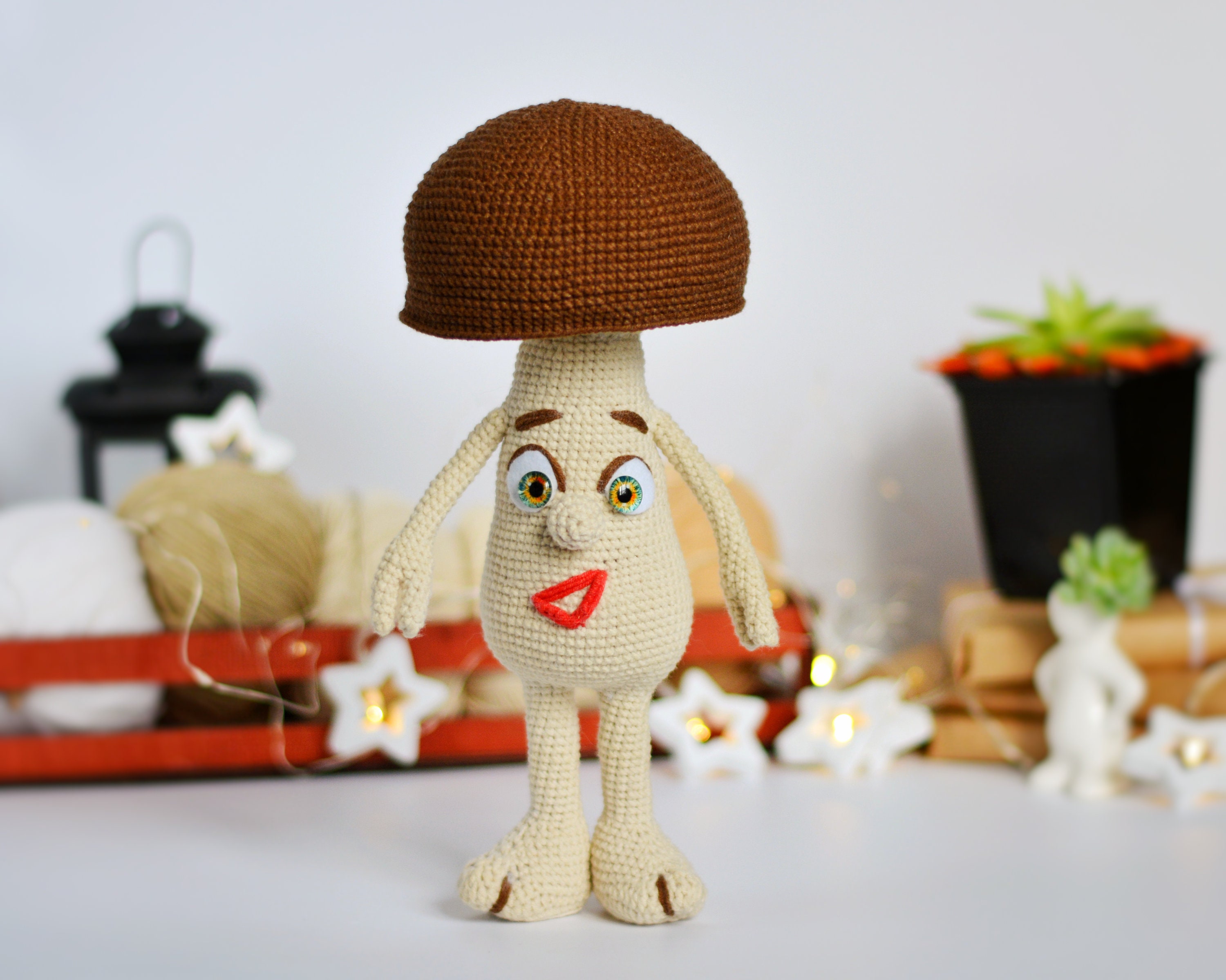 Cute Mushroom Toy Amigurumi Mushroom Etsy
