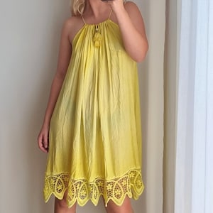 Made in Italy Lace Boho Beach Cover Up / Boho Style Dress / Bohemian Dress / Beach Dress / Transparent Beach Cover Up / Lace Beach Dress