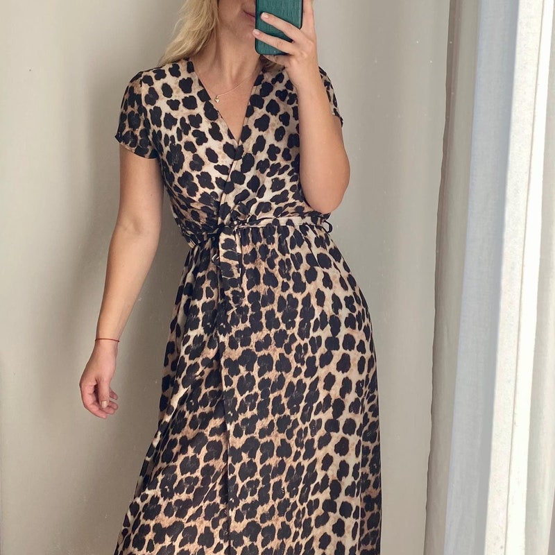 Leopard Summer Dress - Etsy