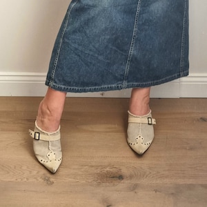 Mules with small heel sale