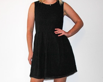 Dress Gap Size 6 Designer Fashion Black Sleeveless Ruffles Knee Length Fun  - Etsy
