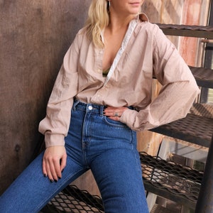 Koszula z długim rękawem Levi&#39;s z lat 90. / Koszula Levi&#39;s Beige / Koszula Levi&#39;s Unisex / Koszula Levi&#39;s Country Style / Koszula Levi&#39;s Women / Koszula Levi&#39;s Men