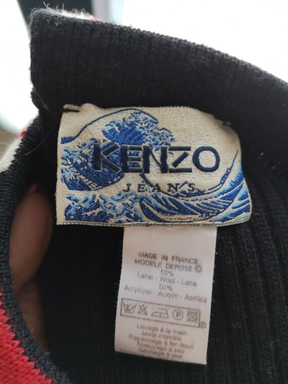 KENZO JEANS Sweater / Kenzo Blouse / Designer Swe… - image 3