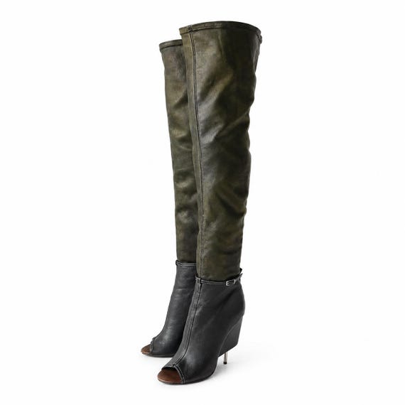 Givenchy Narlia Runway Boots by Riccardo Tisci S/S 2015 EU37 - Etsy