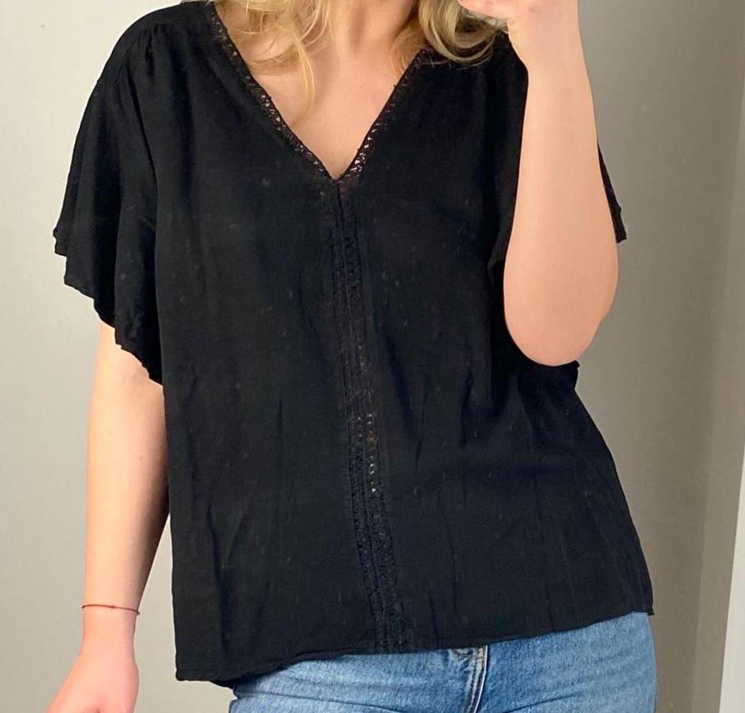 Boho Lounge V-neck Top ，summer Beach Blouse main image 1