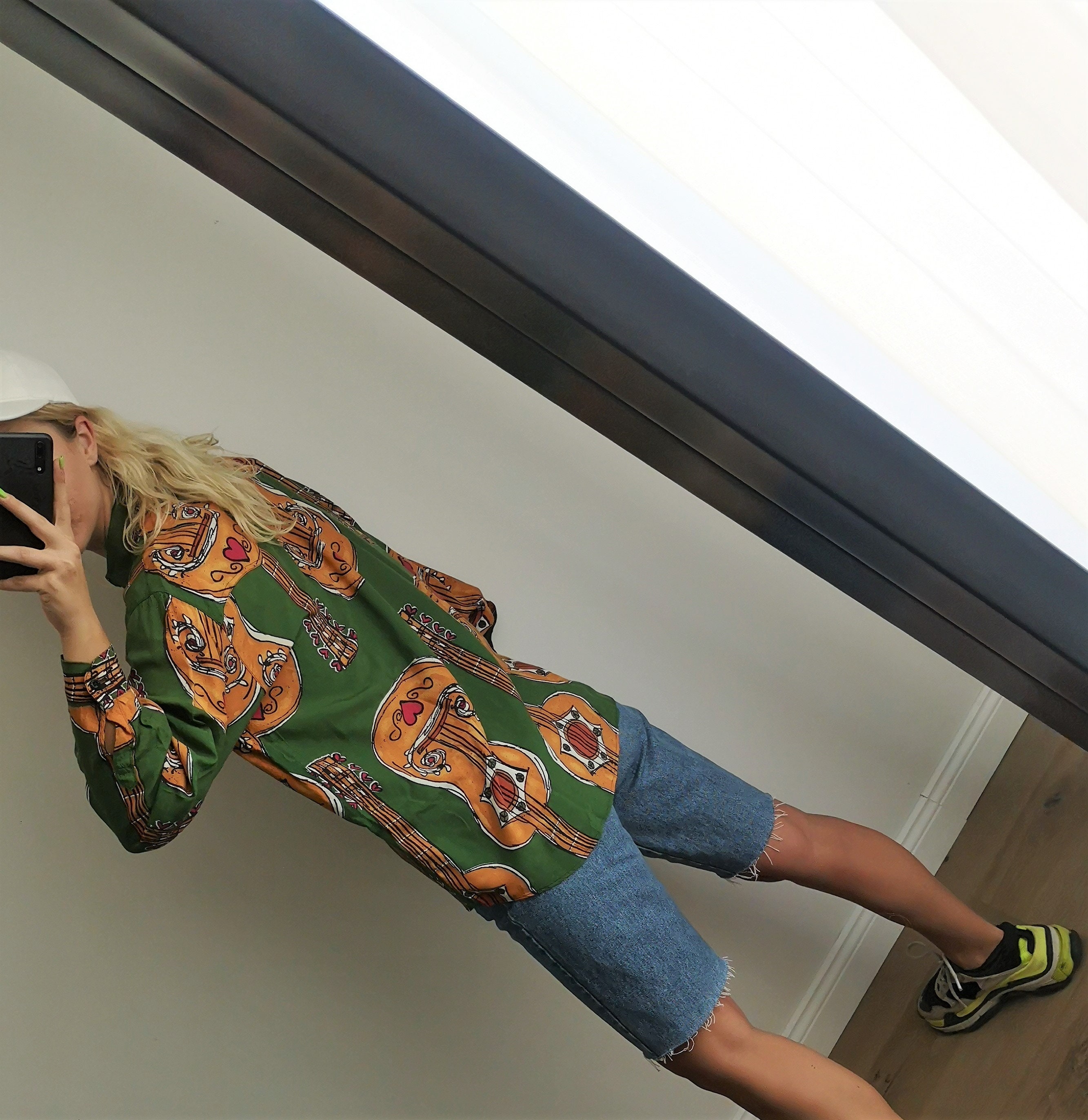 MOSCHINO JEANS Blouse / Moschino Blouse / Designer Blouse / Guitar