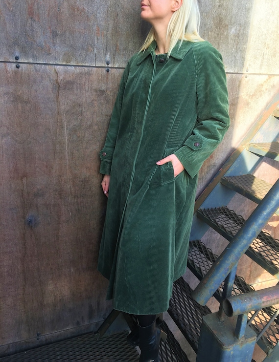 Long Velvet Coat / Corduroy Jacket / Oversized Cor
