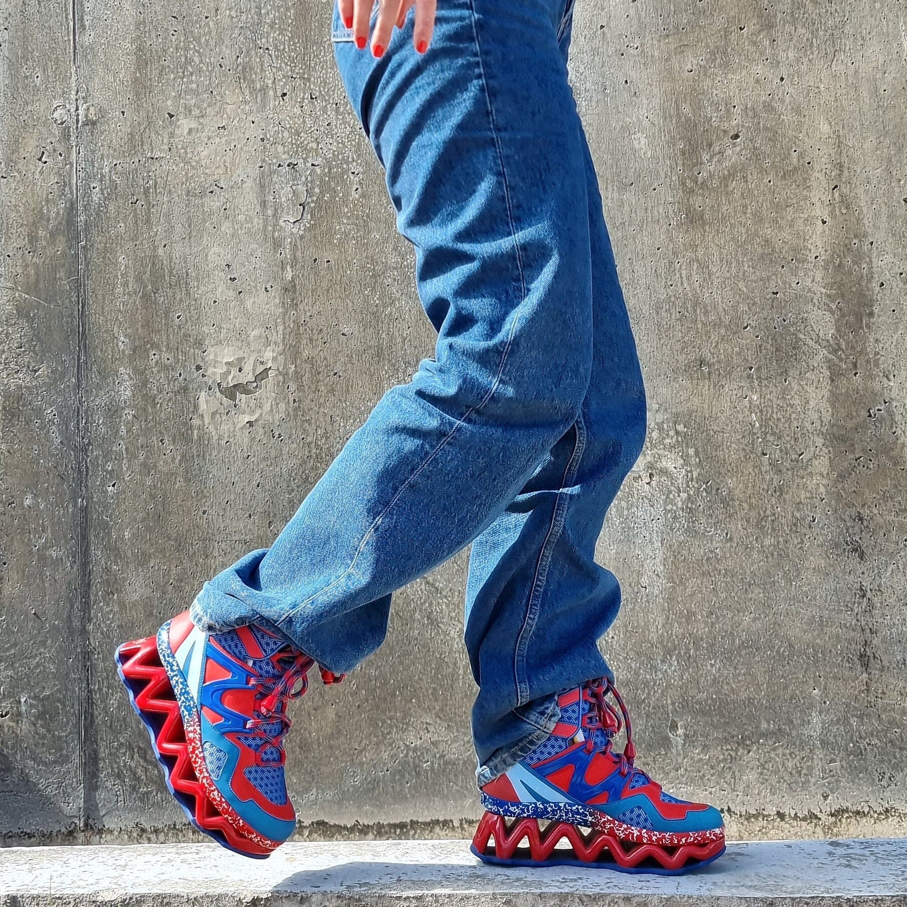 Zeeziekte Disco vervorming Marc Jacobs / Ninja Zigzag Platform Sneakers / Designer Shoes - Etsy