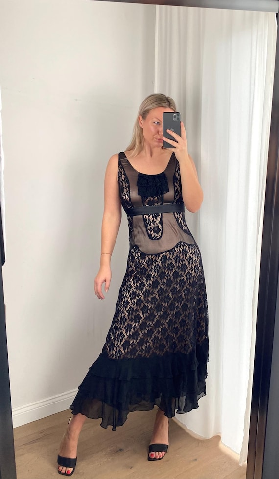 long sleeve rose gold dress Radiant long-sleeved maxi dress in Rose gold XS / 2 / Rose Pink main image 1