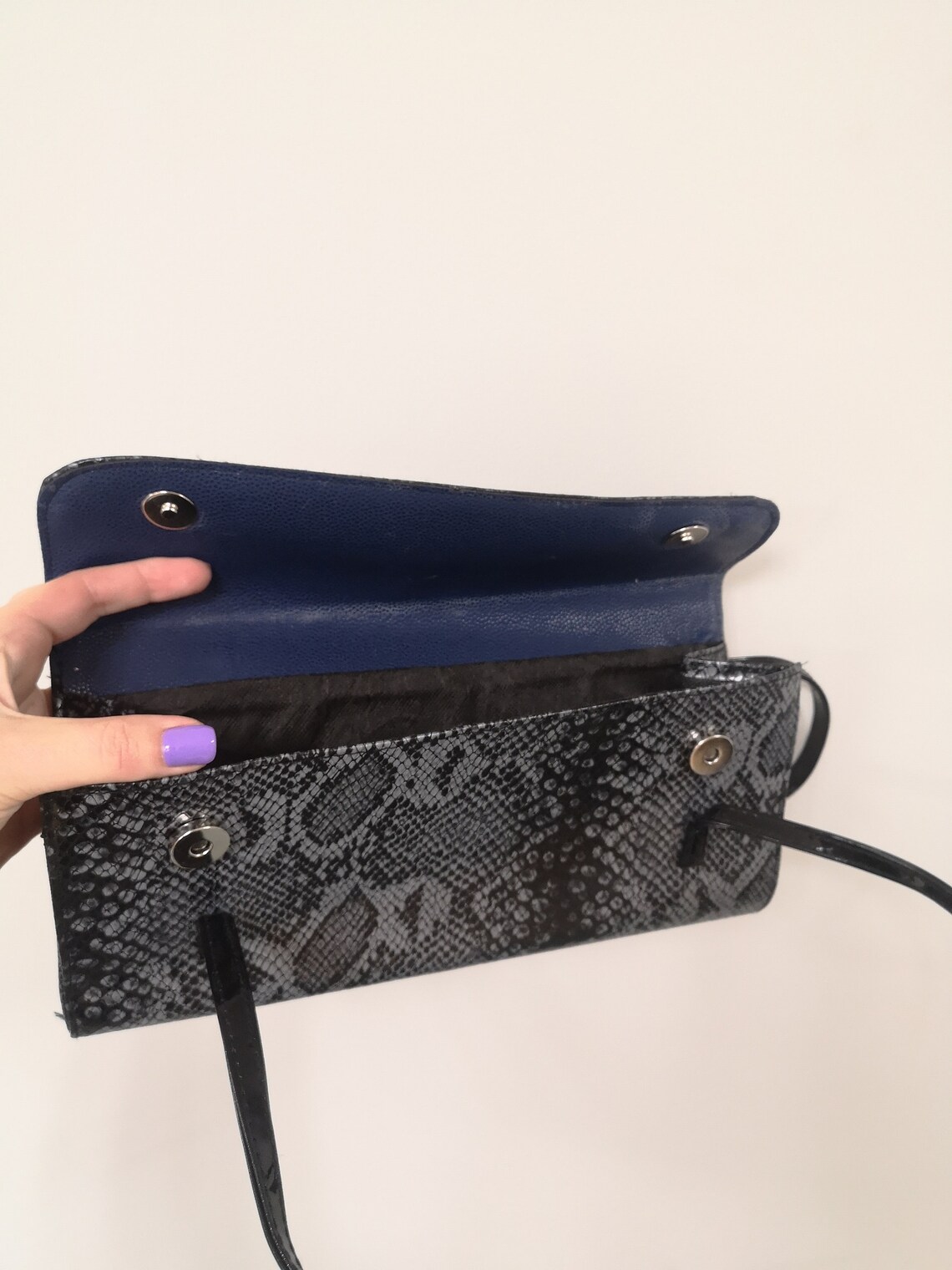 black y2k purse