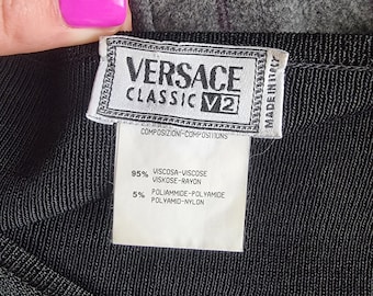 Versace Dress / Versace Classic V2 Dress / Designer Dress / Sheer