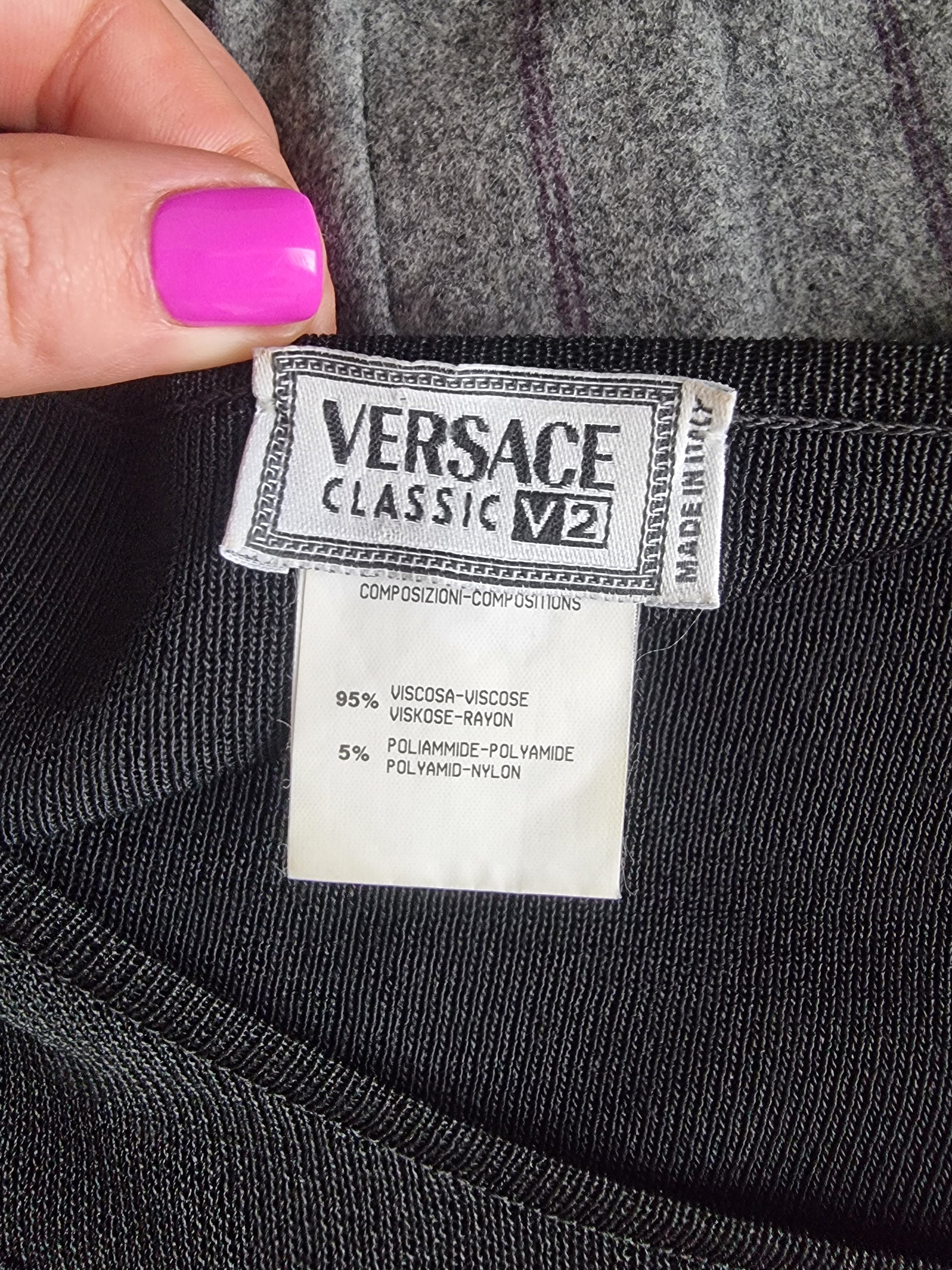 Versace Dress / Versace Classic V2 Dress / Designer Dress / Sheer Dress /  Transparent Dress / Minimal Style Dress / Black Cocktail Dress - Etsy