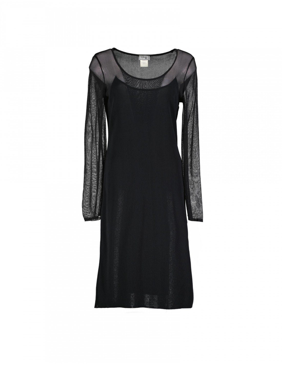 Versace Dress / Versace Classic V2 Dress / Designer Dress / Sheer