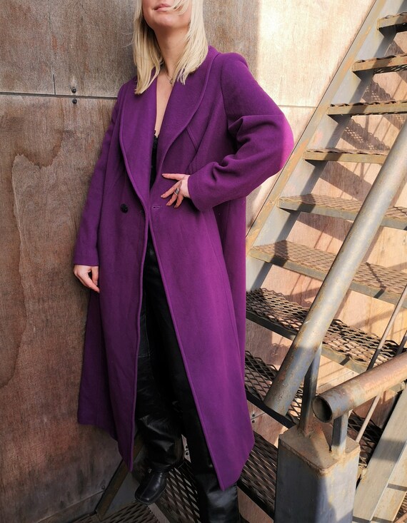 Oversized Maxi Coat / Wool Overcoat / Wool&Cashmer