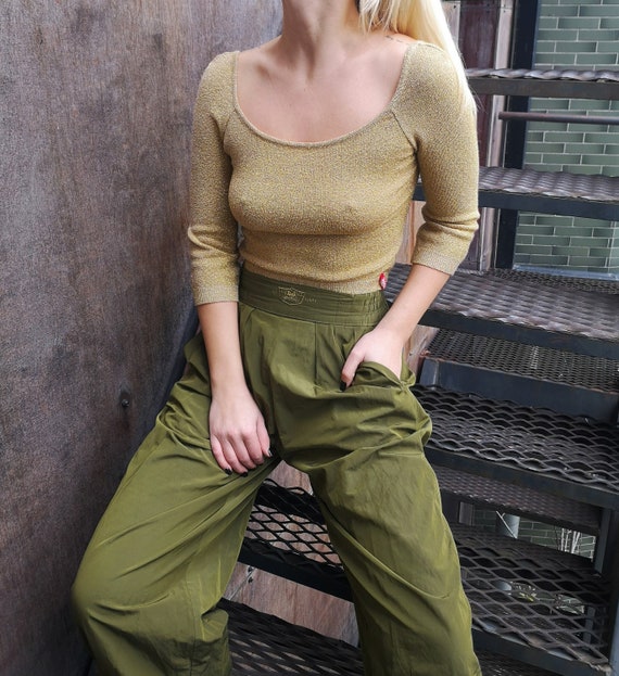 Miss Sixty / Miss Sixty Blouse / Golden Crop Top /