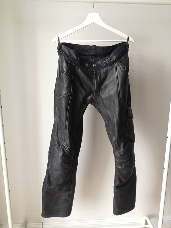 HALVARSSONS Leather Biker Pants Motorcycle Trousers Racing Riders Leather Pants Leather Rider Trousers Biker Pants Leather Pants