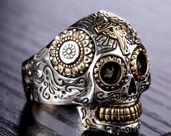candy skull ring