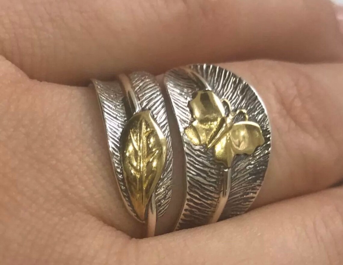 Silver Spoon Rings Sterling Silver for Women Thumb Ring Etsy