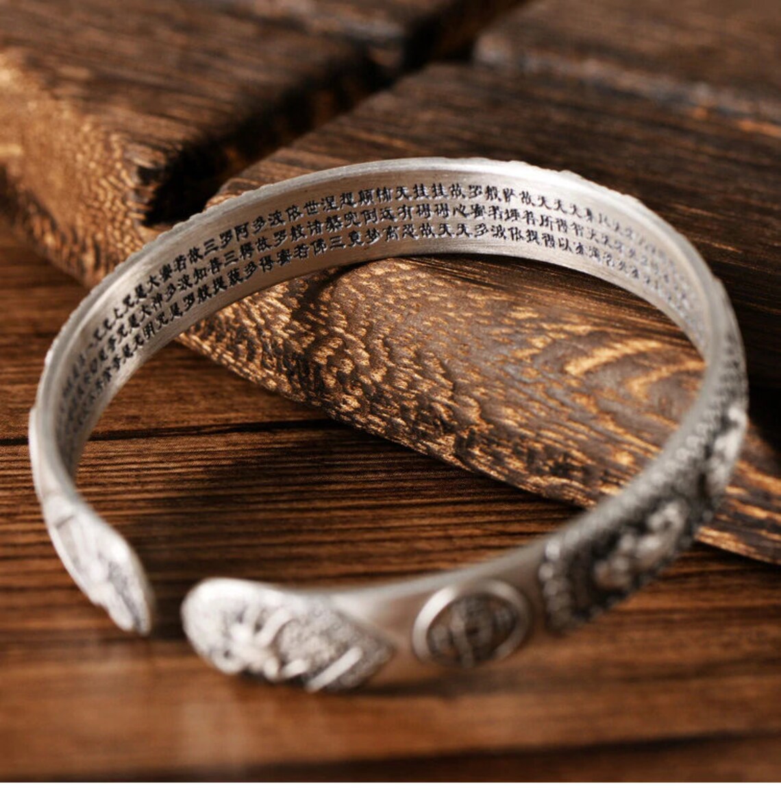 Dragon bracelet Sterling Silver Pixiu Bracelet Mens Silver Etsy