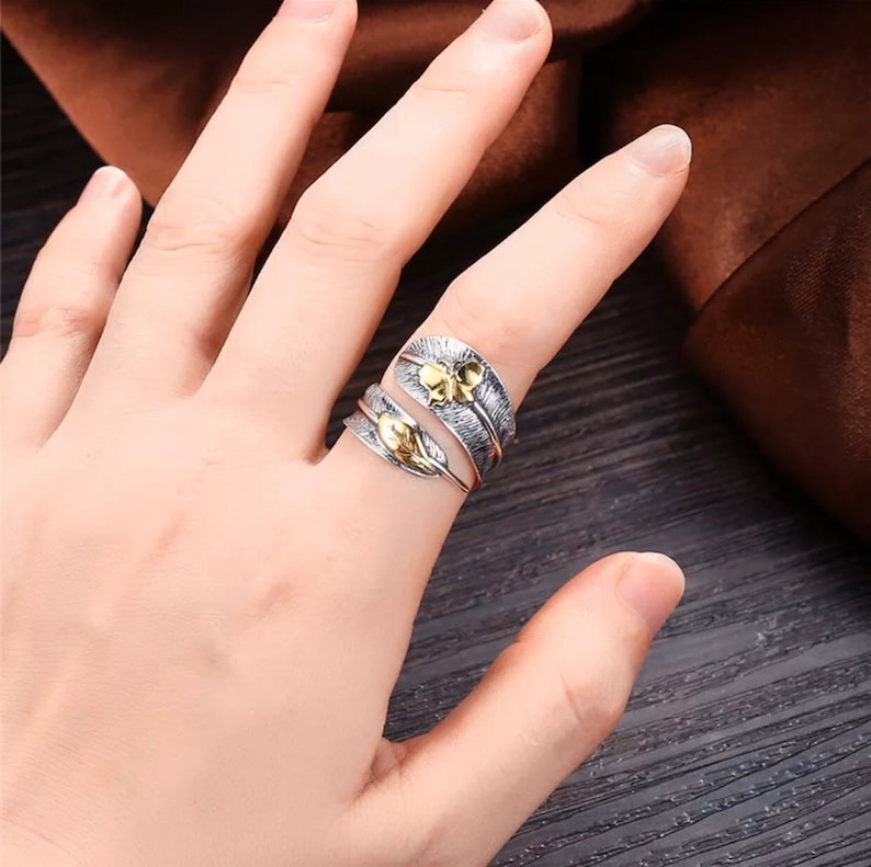 Silver Spoon Rings Sterling Silver for Women Thumb Ring Etsy