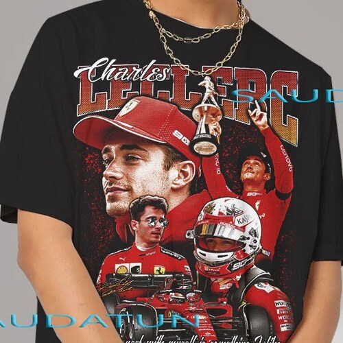 90s Vintage Charles Leclerc Scuderia Ferrari Shirt Charles - Etsy