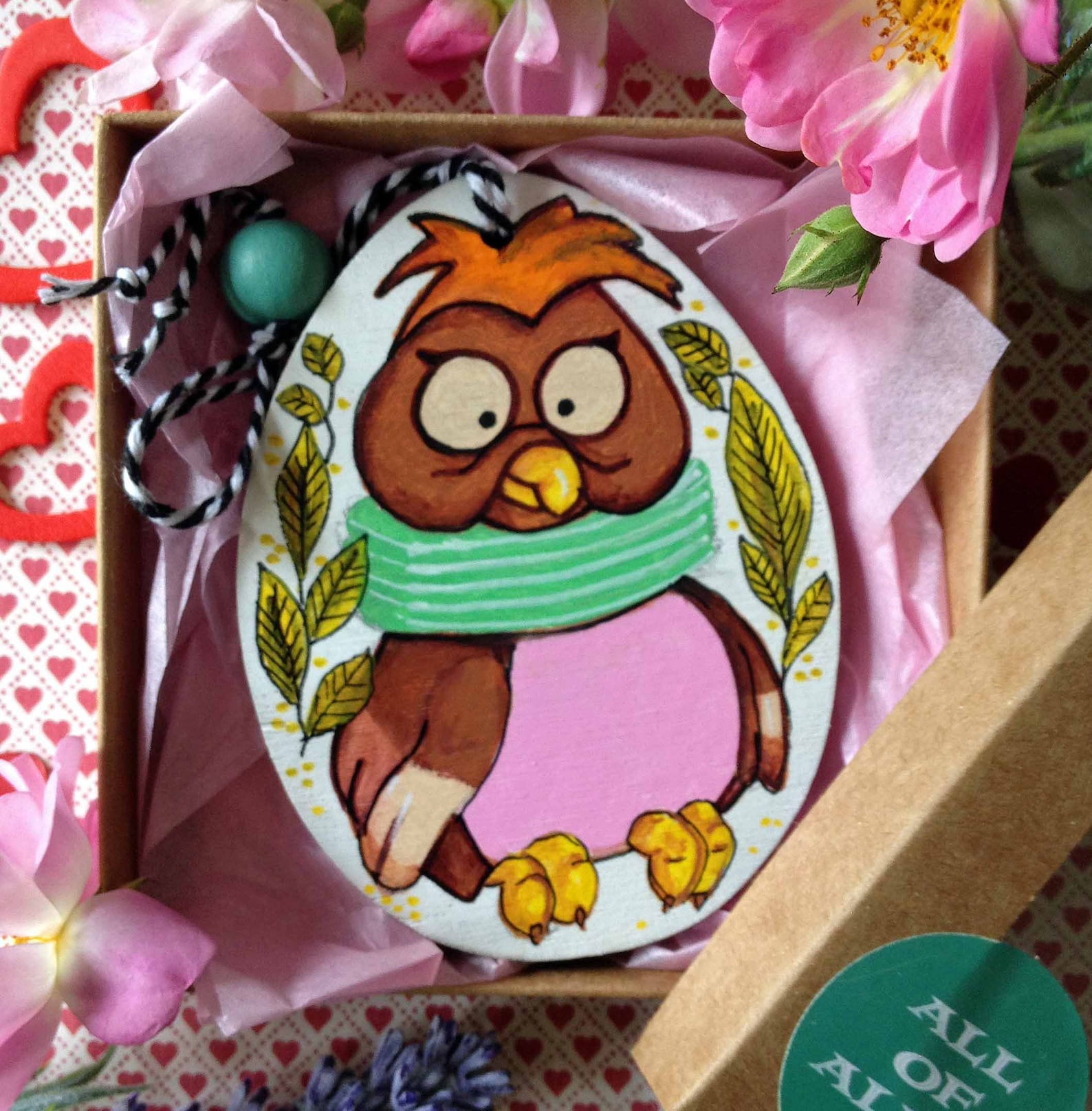 Accordion Owl from Alice in Wonderland Tulgey Wood. Hand Etsy 日本