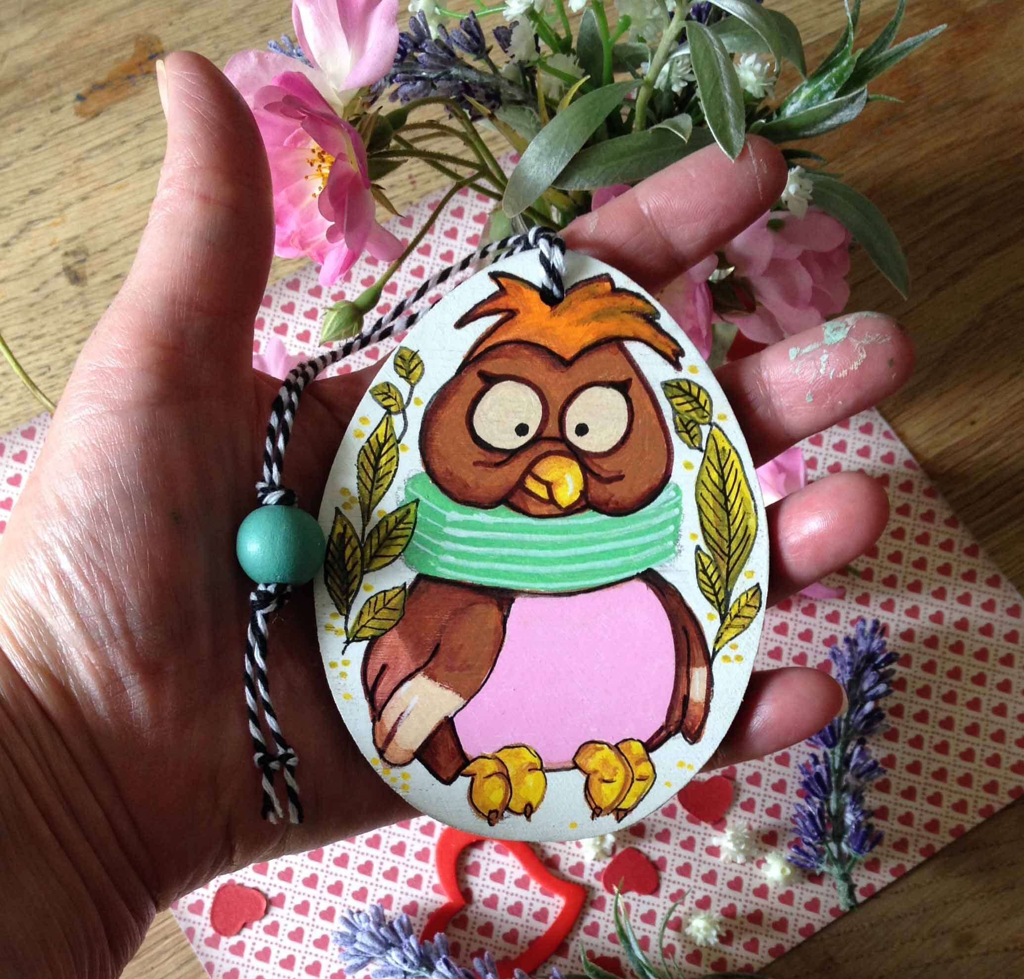 Accordion Owl from Alice in Wonderland Tulgey Wood. Hand Etsy 日本