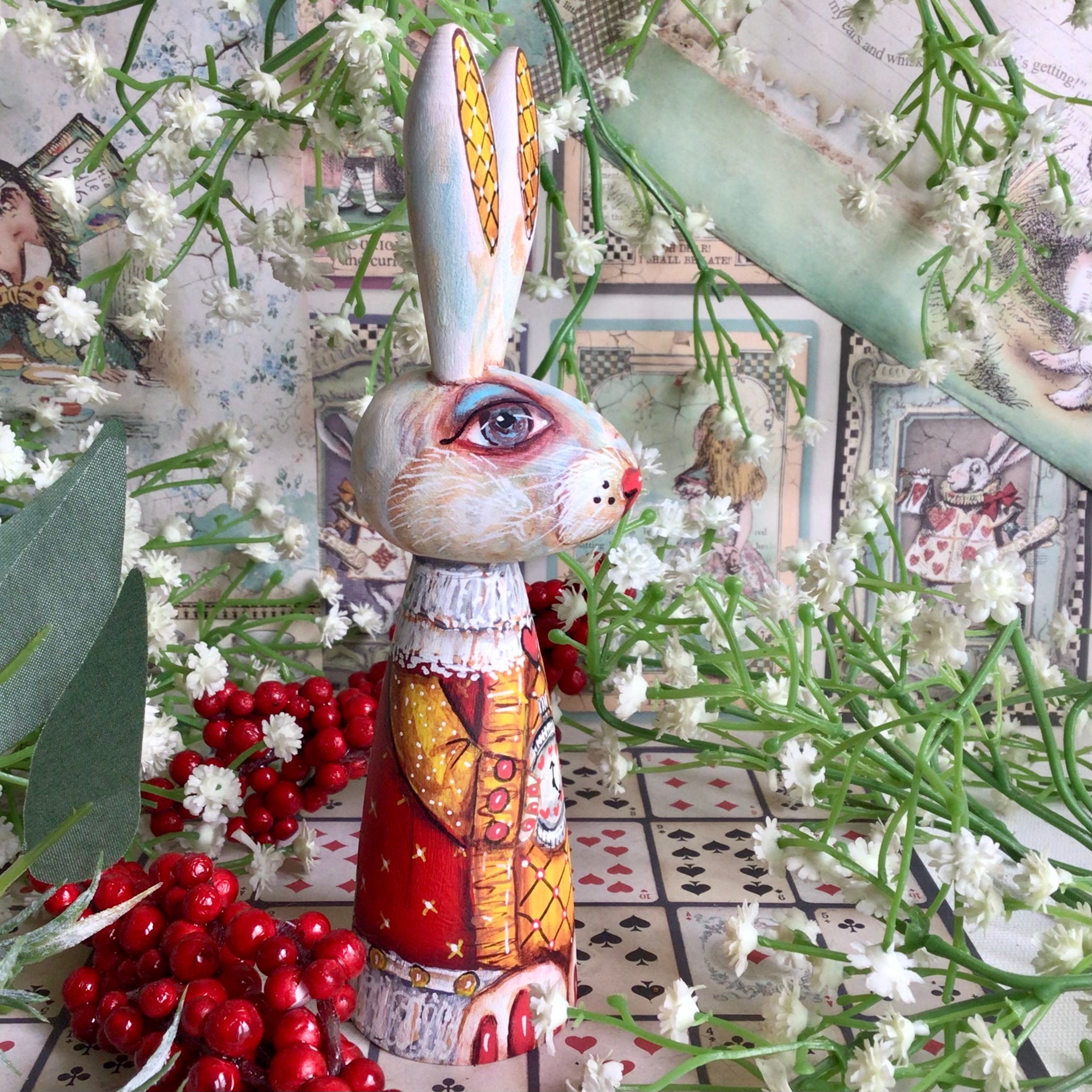 Bonkers! A Right Royal Rabbit. Queen of Hearts White Rabbit Doll From ...