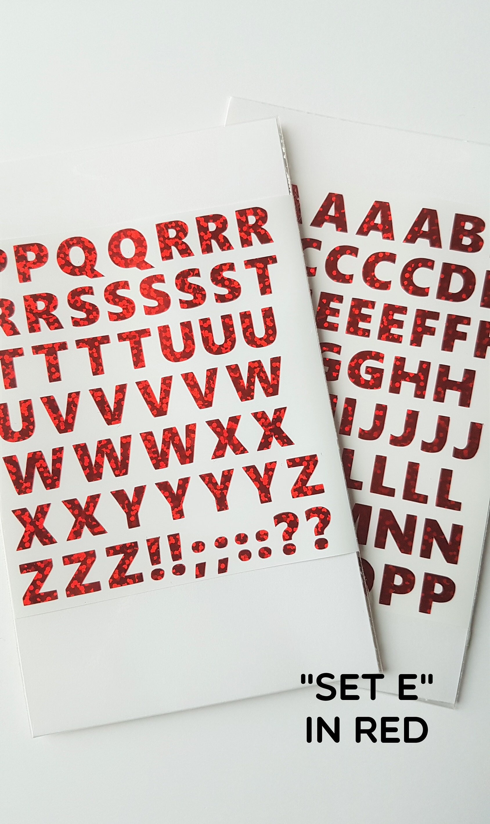 Alphabet Sticker Set Etsy