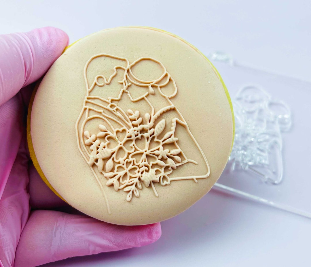 Wedding Bride Groom Cookie Stamp Wedding Cookie Decorating Etsy