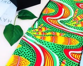 Green Ankara Durag Soft Silky Fashion Do Rag Unisex Wave Cap Biker Chemo Head Scarf Printed Style Doo Rag
