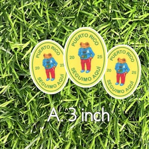 Frog Banana Peel Sticker: Puerto Rico Fan Merch (3 Inch)