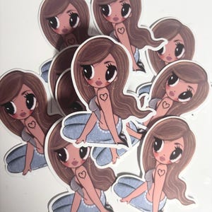 Karol G Brown hair | Mañana Fue Bonito| Bichota sticker | Laptop Sticker | +57 | Colombia