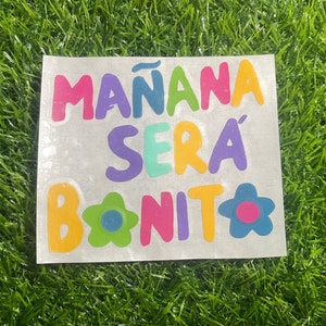 Mañana Será Bonito Car Decal: Karol G Merch, 4in Sticker