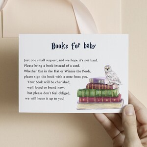 Baby Shower books for baby, Wizard books for baby, Magical books for baby, Owl Books for baby, instant download