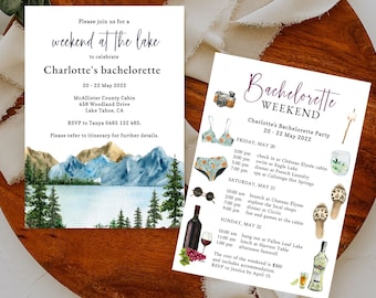 Bachelorette weekend at the lake, cabin weekend itinerary, bachelorette weekend itinerary, bachelorette weekend, cabin girls trip