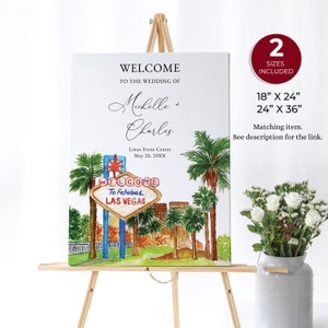 Las Vegas Wedding Invitations, Destination Wedding Suite, Printable ...