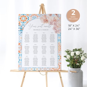 Boho Hochzeit Sitzplan, Sitzplan Sitzplan, Pampass Gras, Sitzplan, Sitzplan, Sitzplan, Sitzplan, Marokkanisch, ME18