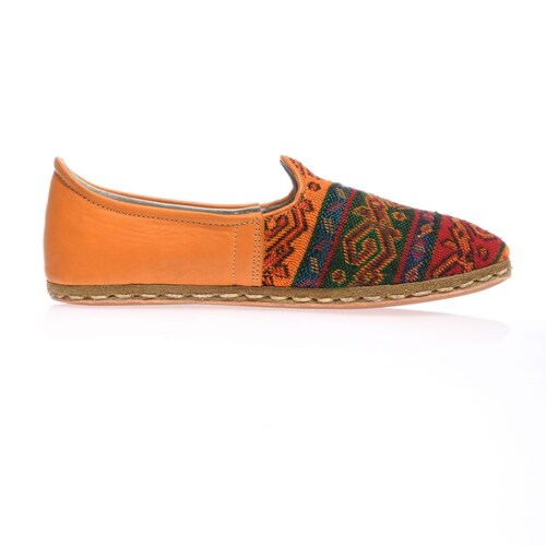 Tigris Anatolian yellow and rug Eco shops friendly leather Comfy men shoes, Unisex casual loafer, Summer moccasin, Sustainable clog