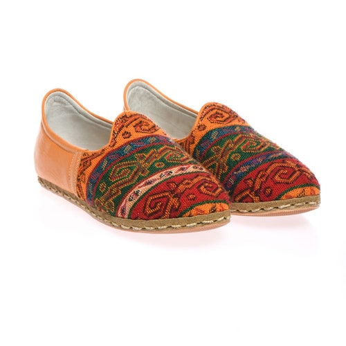 Tigris Anatolian yellow and rug Eco shops friendly leather Comfy men shoes, Unisex casual loafer, Summer moccasin, Sustainable clog