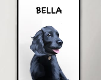Custom Pet Portrait | Personalized Dog Art (Digital Download)