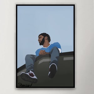 J.Cole, 2014 Forest Hills Drive, Albumcover, Wandbilder, Ausdrucke, JPEG-Datei - Sofortiger digitaler Download (KEIN PHYSISCHES PRODUKT)