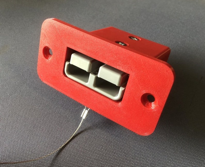 175A Plug Mounting Panel With Dust Cover Compatible With Anderson Sb175 Series Connectors Flush Mount Recessed Plate 175amp Socket Panel 12 24v Dc 1 Pcs