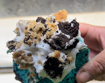 Cookie monster cheesecake square recipe