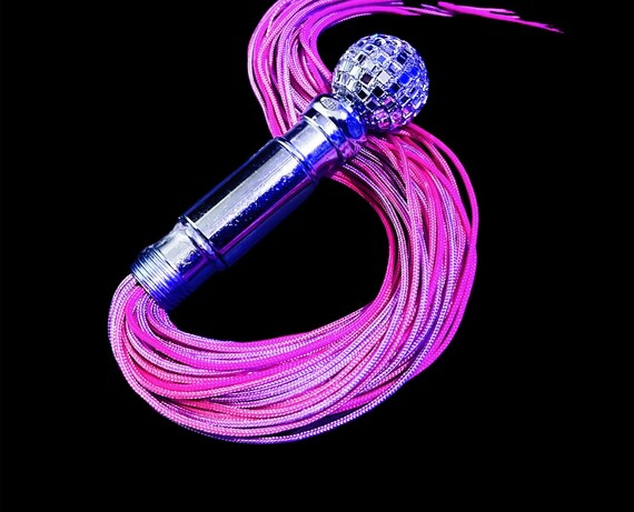 Shades of pink sensation  play flogger knob handle teaser tickler    Flogger Hand Made BDSM Bondage Adult Toy