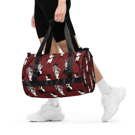 Gear Bag Duffle Bag She Devil Print by Blissful Discipline