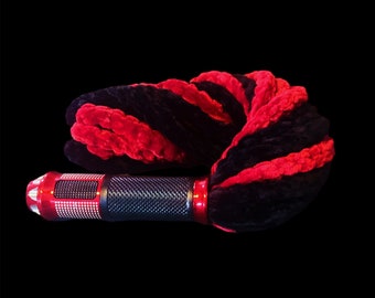 Velvety Sensation Play Flogger Ltd Edition Teaser Hand Made BDSM Bondage Adult Toy OOAK  Kink   Unique Impact