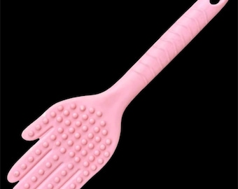 Paleta para azotes BDSM, látigo de silicona con diseño único, equipo de bondage vegano.