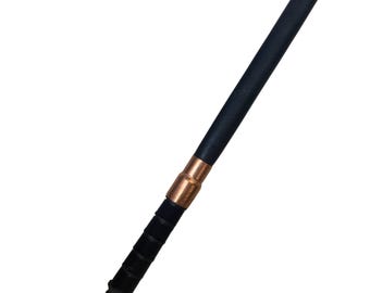 BDSM Rubber Cane Flogger: Copper Accents, Impact Play