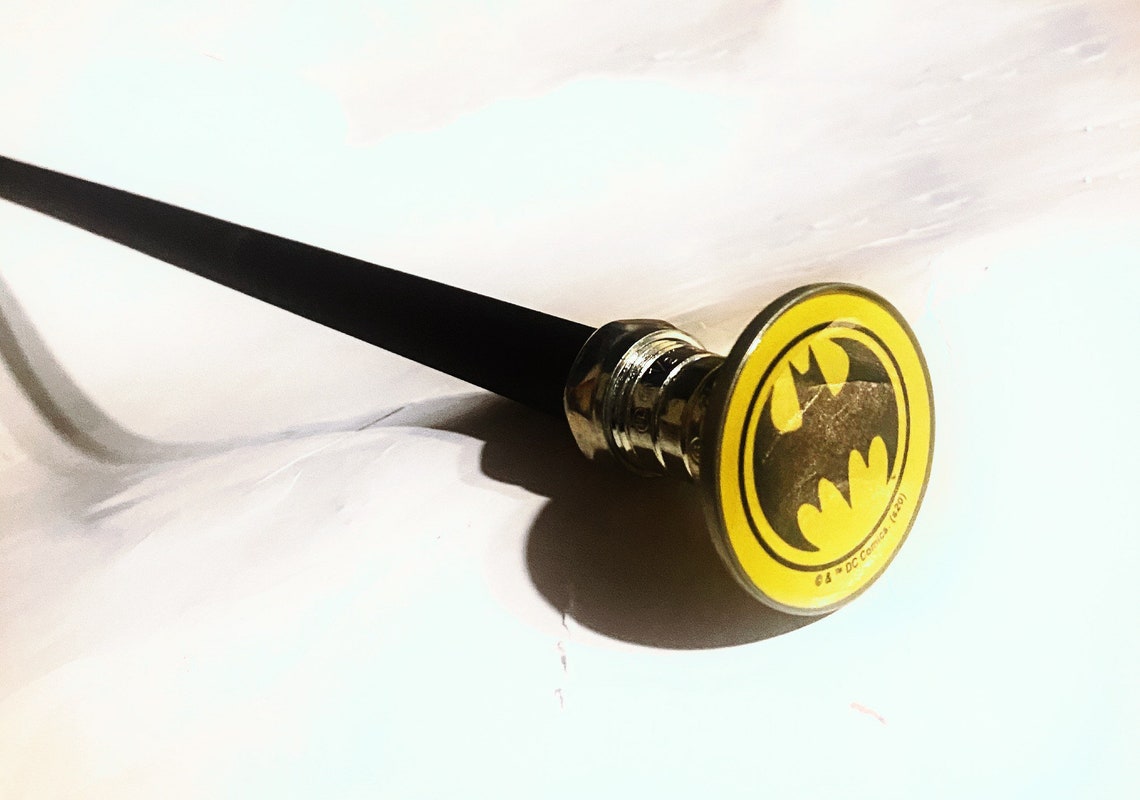 Hard Flex Rubber Batman Cane Chrome Plated Handle BDSM Gear Etsy